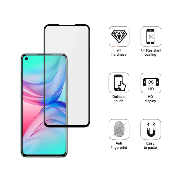 Alink 3D hot bending full glue tempered glass screen protector for Infinix Hot 10 Lite