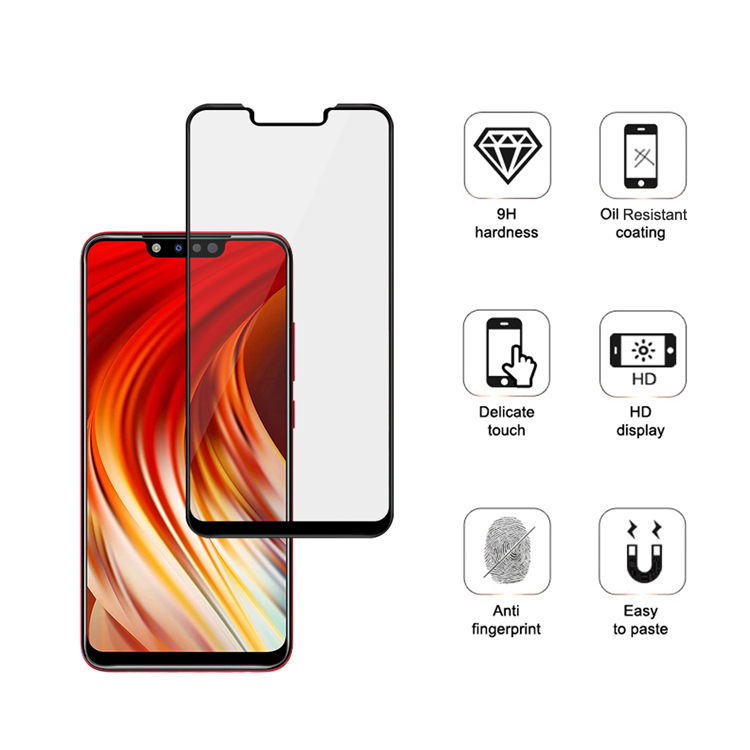 Alink 3D hot bending full glue tempered glass screen protector for Infinix Hot 7 Pro