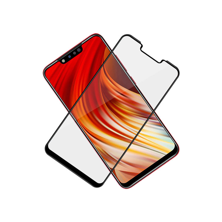 Alink 3D hot bending full glue tempered glass screen protector for Infinix Hot 7 Pro