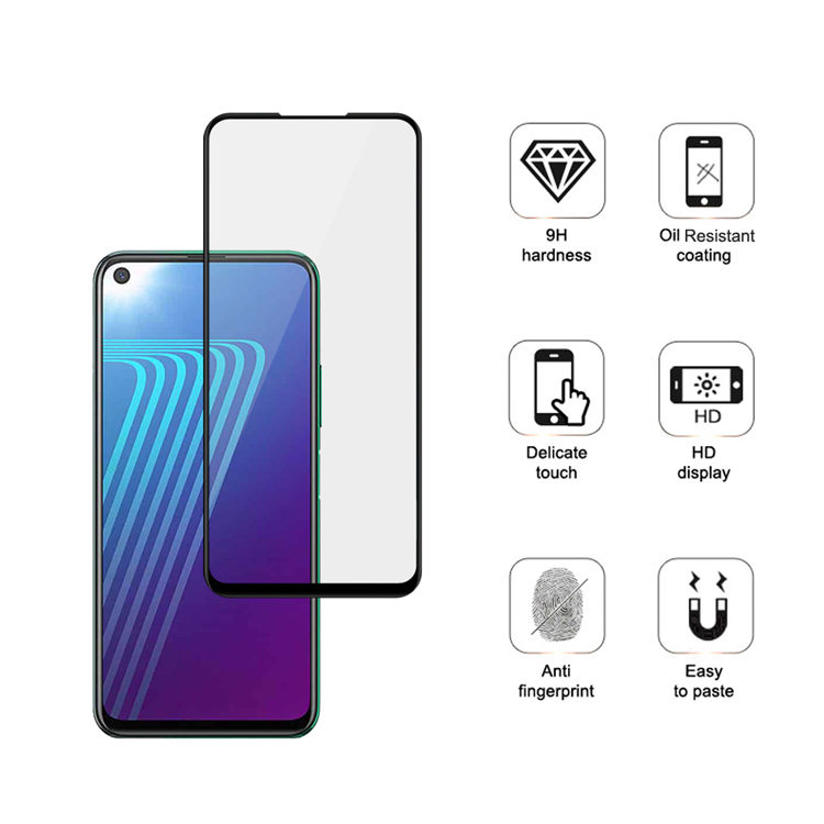 Alink 3D hot bending full glue tempered glass screen protector for Infinix Note 7 Lite