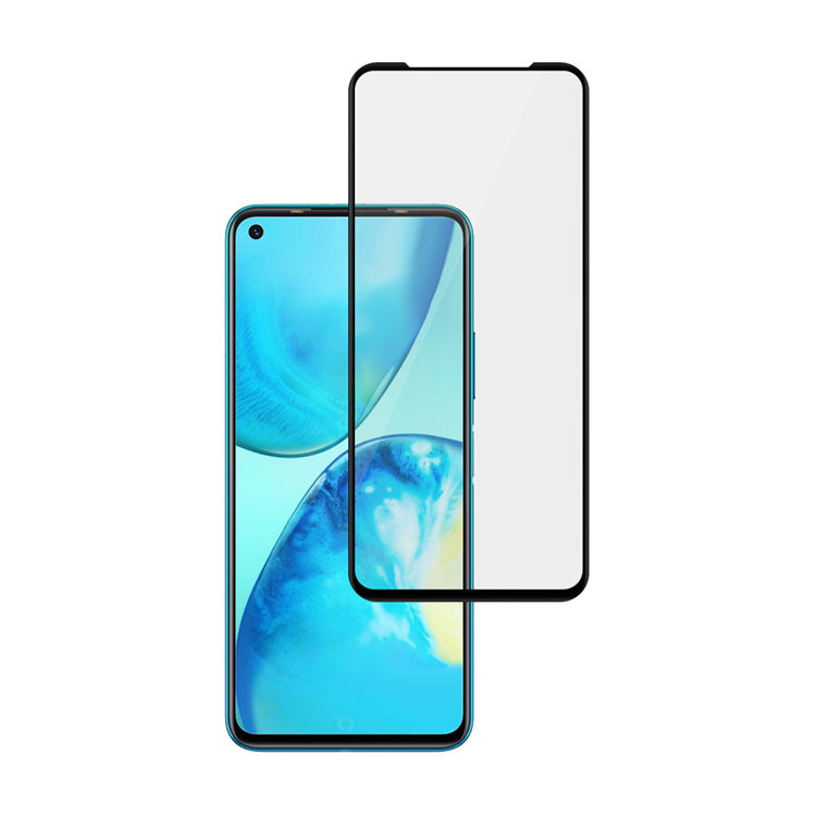 Alink 2.5D silk print full glue tempered glass screen protector for Infinix Note 8i