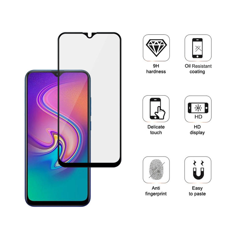 Alink 3D hot bending full glue tempered glass screen protector for Infinix S4