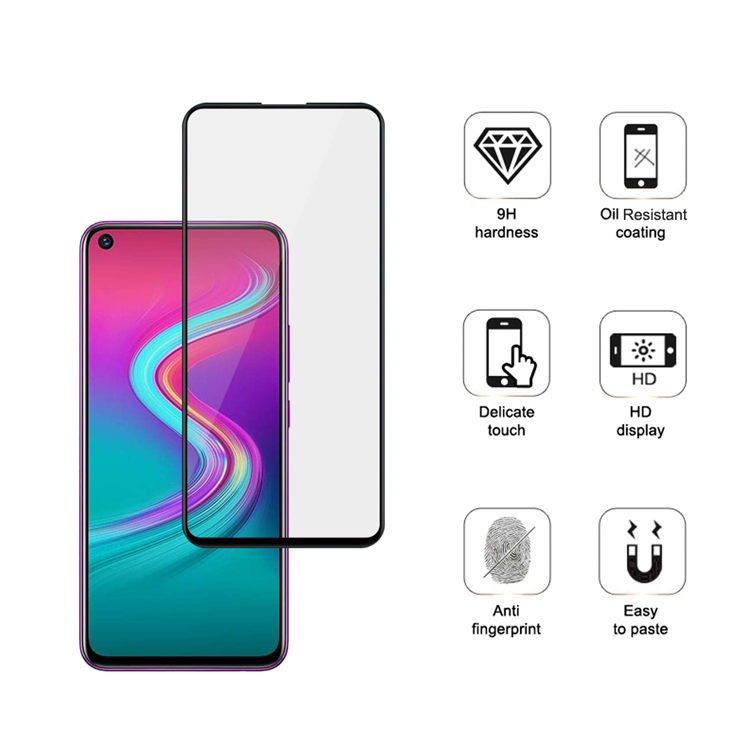 Alink 3D hot bending full glue tempered glass screen protector for Infinix S5 Lite