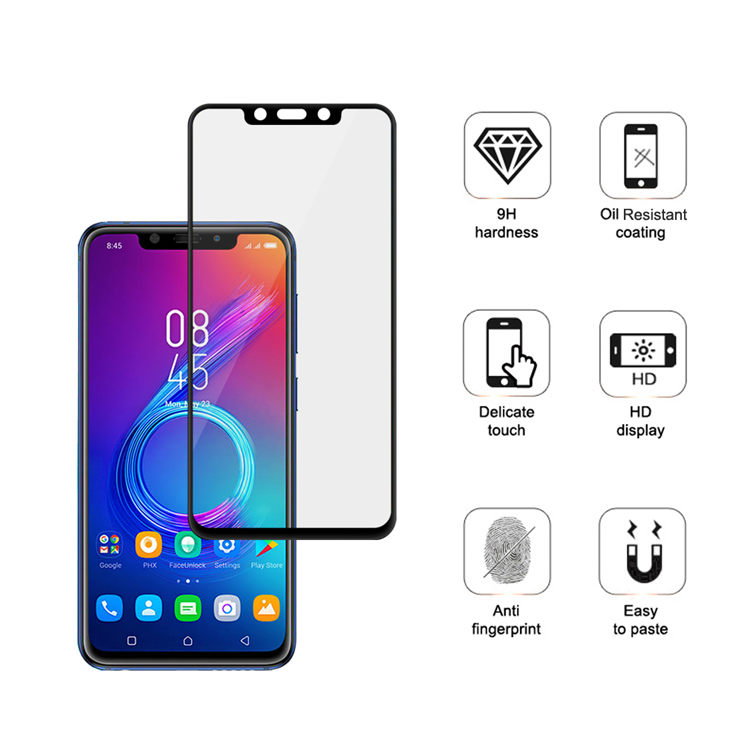 Alink 3D hot bending full glue tempered glass screen protector for Infinix Zero 6