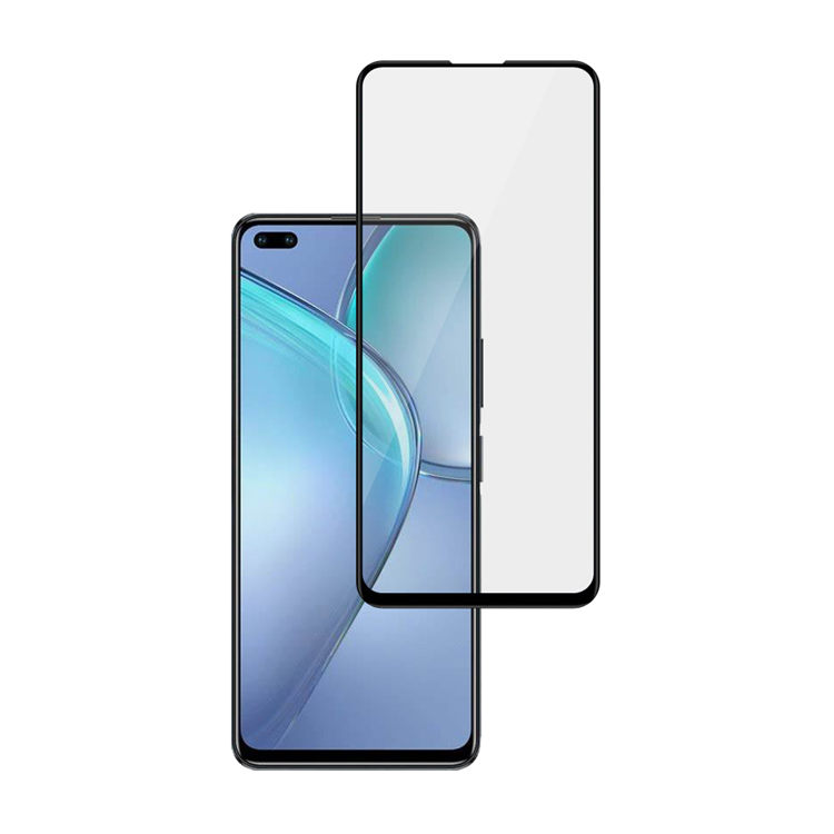 Alink 2.5D silk print full glue tempered glass screen protector for Infinix Zero 8