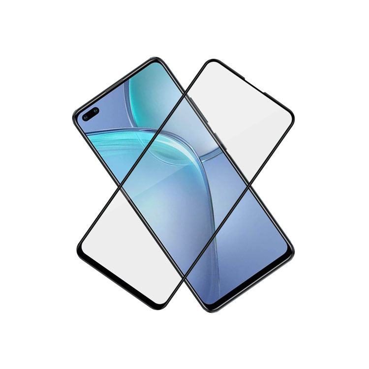 Alink 2.5D silk print full glue tempered glass screen protector for Infinix Zero 8