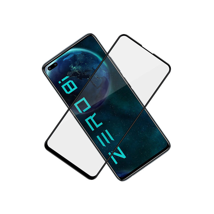 Alink 3D hot bending full glue tempered glass screen protector for Infinix Zero 8i