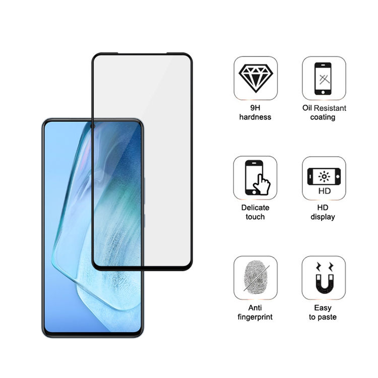 Alink 3D hot bending edge glue tempered glass screen protector for iQOO Neo5