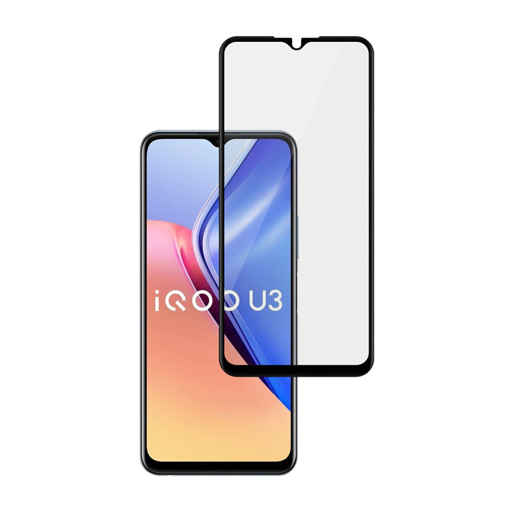 Alink 3D hot bending edge glue tempered glass screen protector for iQOO U3