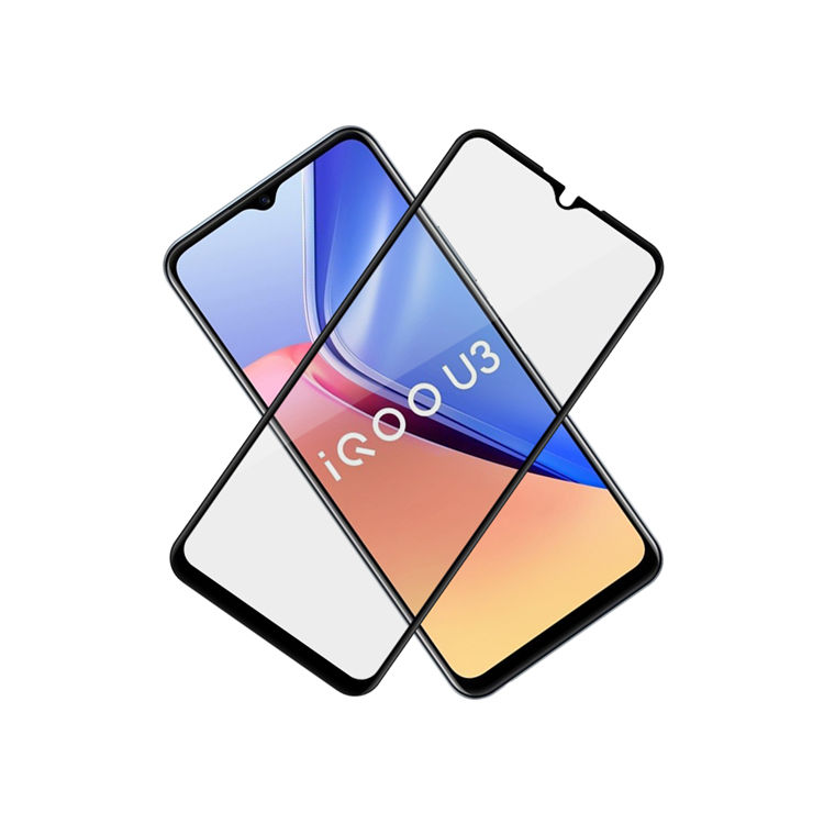 Alink 3D hot bending edge glue tempered glass screen protector for iQOO U3