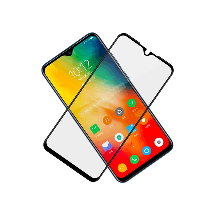 Alink 2.5D silk print full glue tempered glass screen protector for Lenovo K6 Enjoy