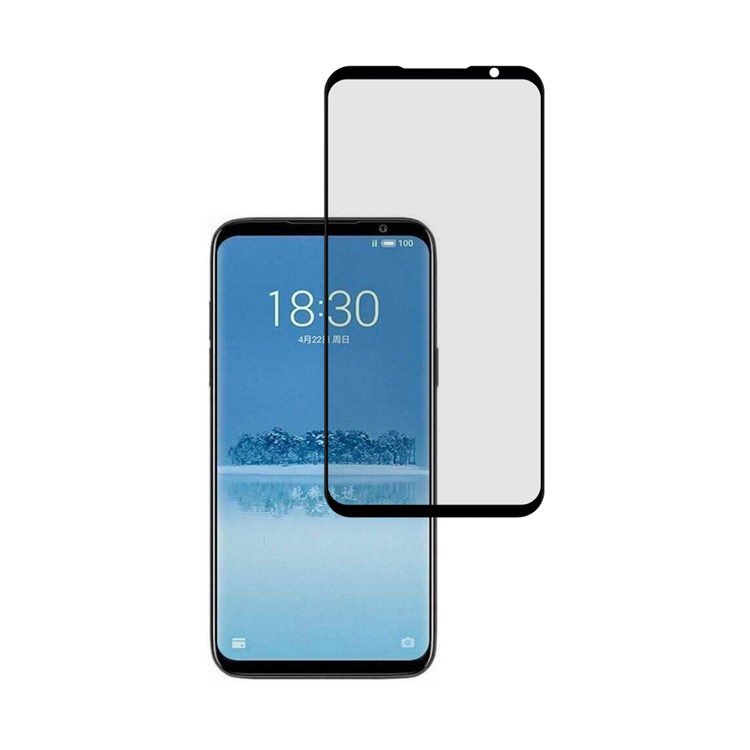 Alink 3D hot bending edge glue tempered glass screen protector for Meizu 16th Plus