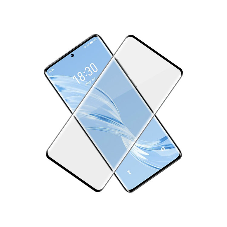 Alink 3D hot bending full glue tempered glass screen protector for Meizu 18 Pro