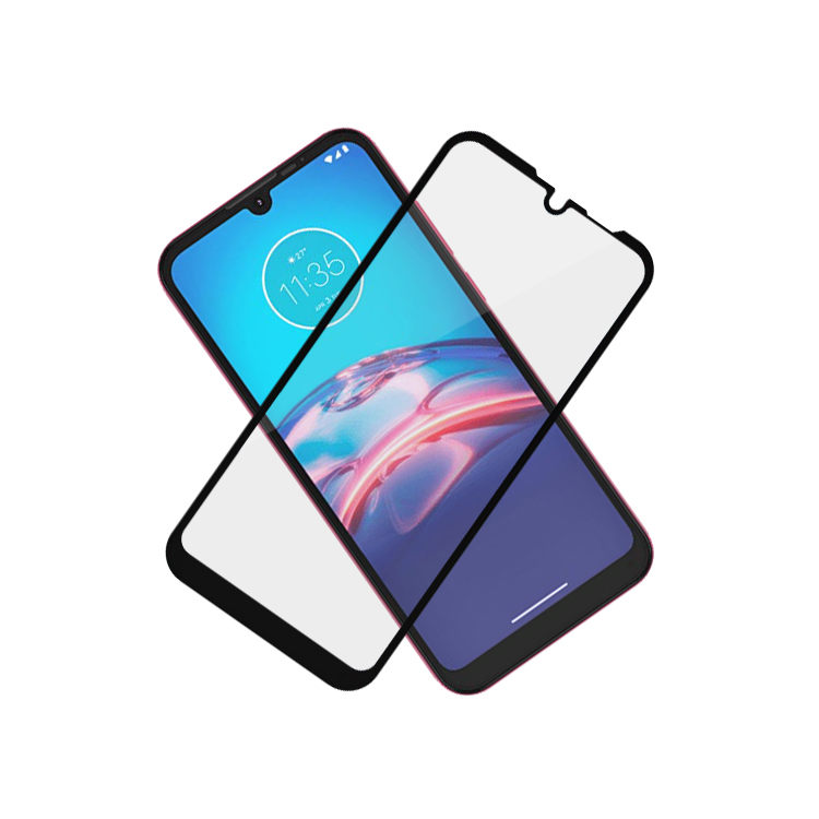 Alink 3D hot bending edge glue tempered glass screen protector for Moto E6i