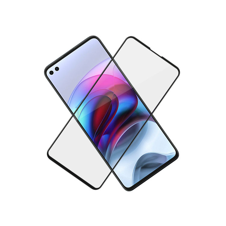 Alink 3D hot bending edge glue tempered glass screen protector for Moto Edge S