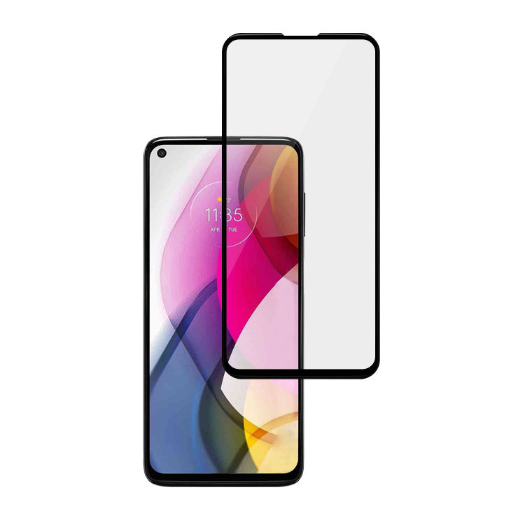 Alink 2.5D silk print full glue tempered glass screen protector for Moto G Stylus 2021