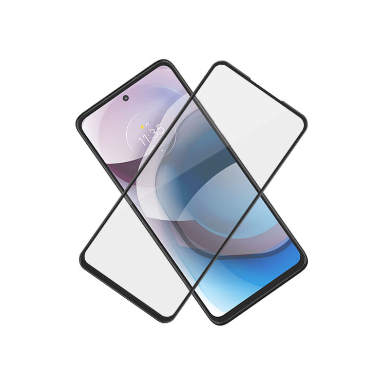 Alink 3D hot bending edge glue tempered glass screen protector for Moto One 5G Ace