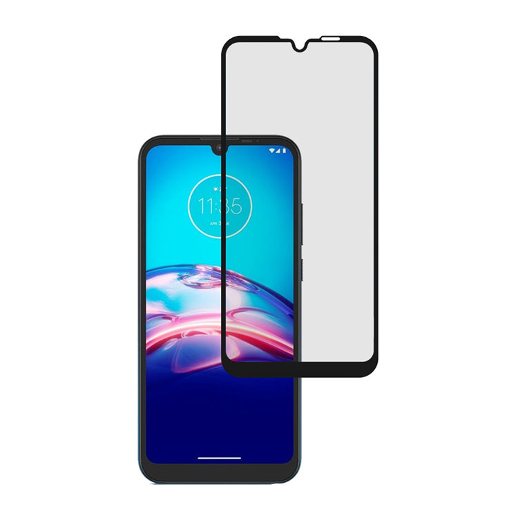 Alink 3D hot bending edge glue tempered glass screen protector for Moto E6s 2020
