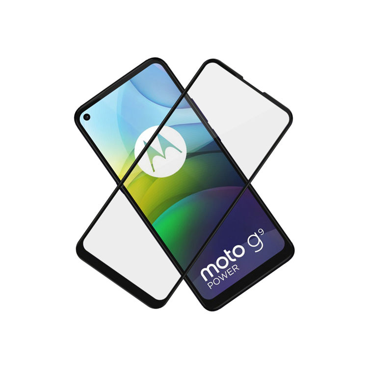 Alink 3D hot bending full glue tempered glass screen protector for Moto G9 Power