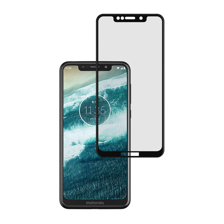 Alink 3D hot bending full glue tempered glass screen protector for Moto One