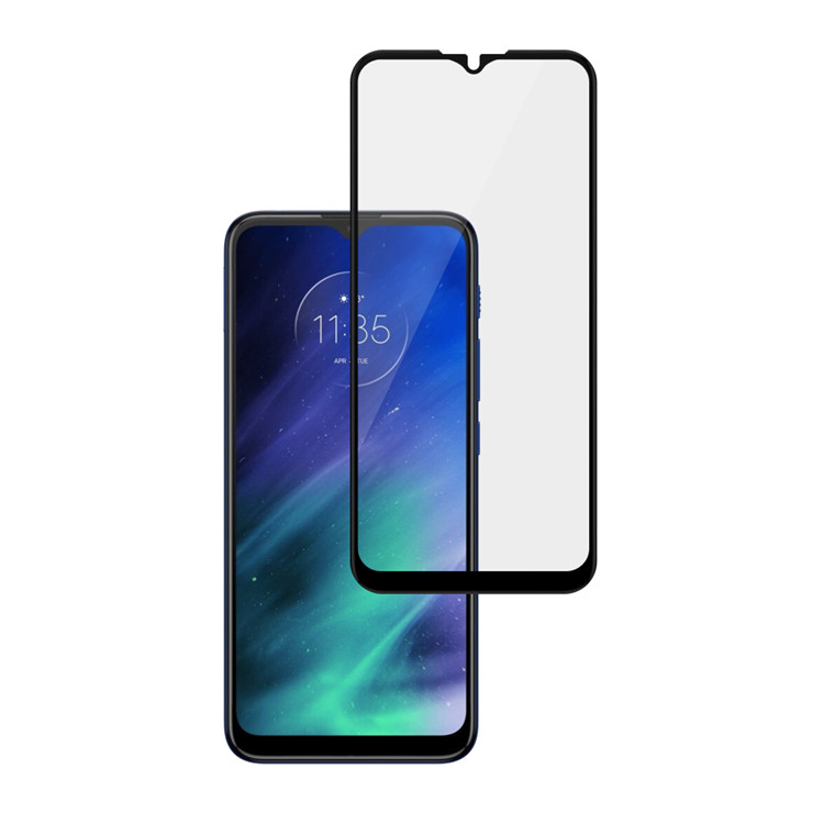 Alink 3D hot bending full glue tempered glass screen protector for Moto One Fusion