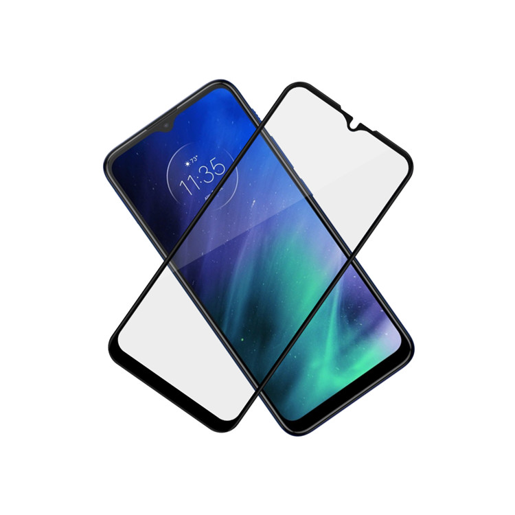 Alink 3D hot bending full glue tempered glass screen protector for Moto One Fusion