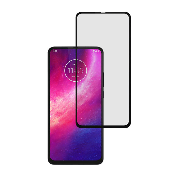 Alink 3D hot bending full glue tempered glass screen protector for Moto One Hyper