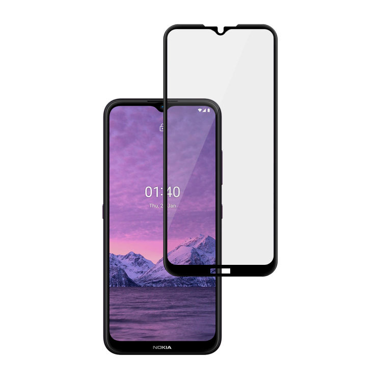 Alink 3D hot bending edge glue tempered glass screen protector for Nokia 1.4