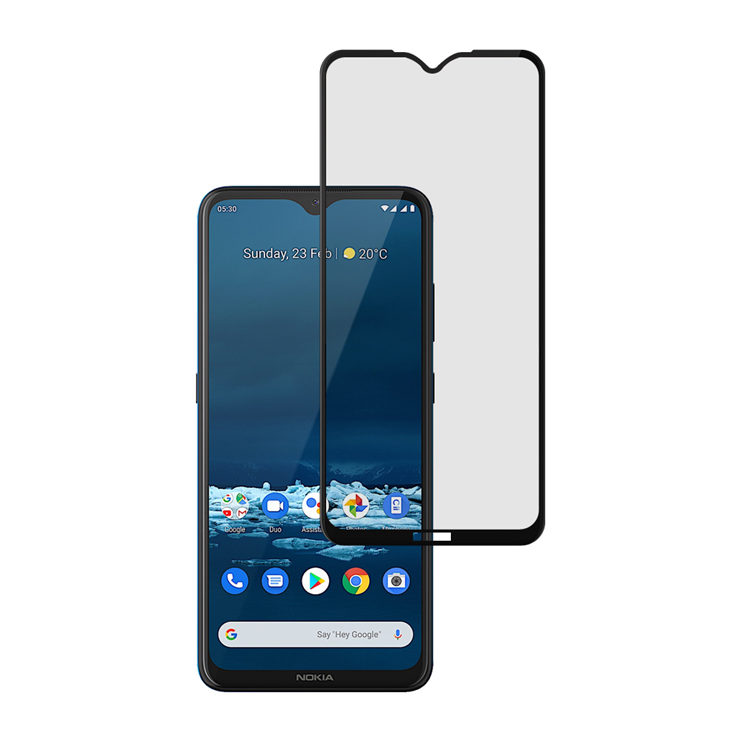 Alink 3D hot bending full glue tempered glass screen protector for Nokia 5.3