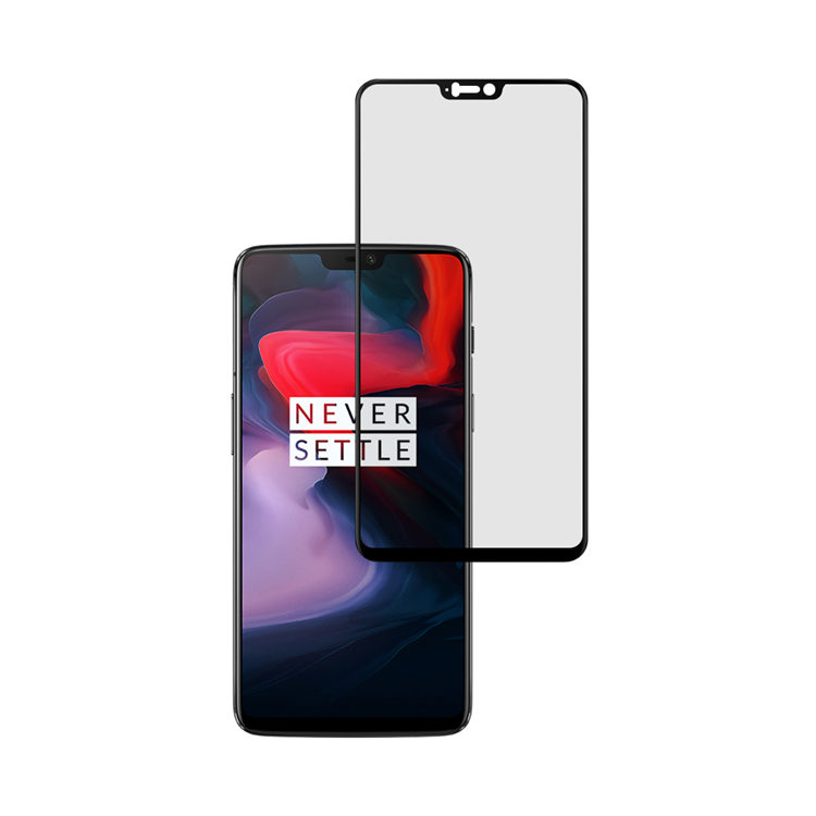 Alink 3D curved precise carving tempered glass screen protector for OnePlus 6