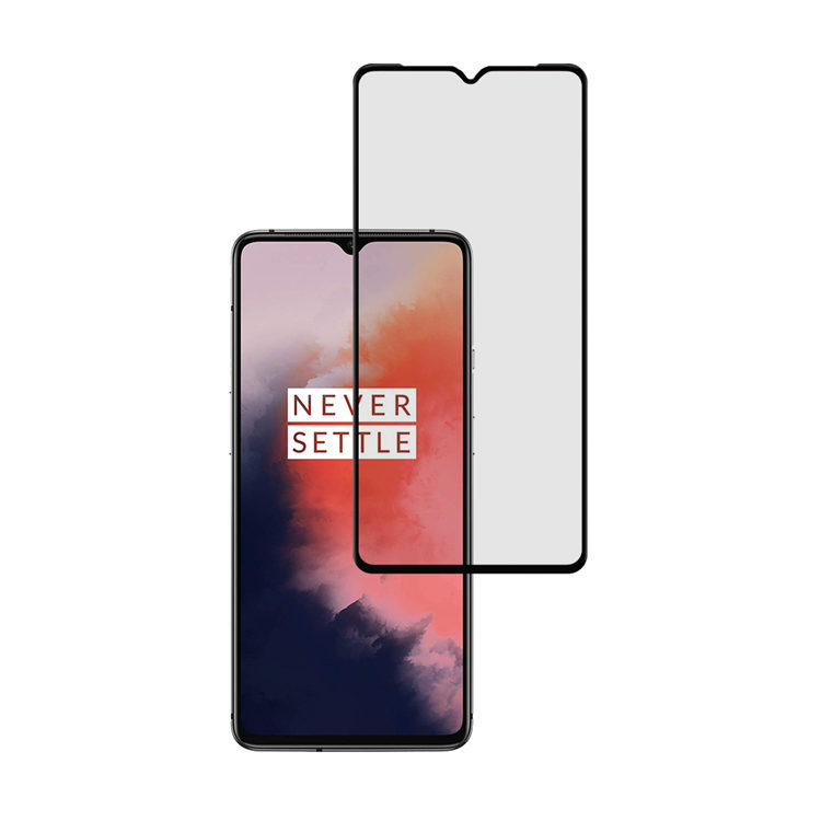 Alink 2.5D silk print full glue tempered glass screen protector for OnePlus 7T