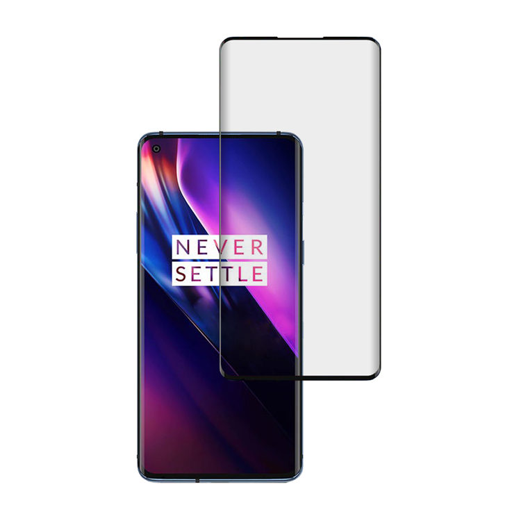Alink 3D hot bending full glue tempered glass screen protector for OnePlus 8