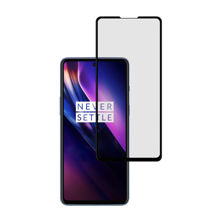 Alink 2.5D silk print full glue tempered glass screen protector for OnePlus 8 Lite