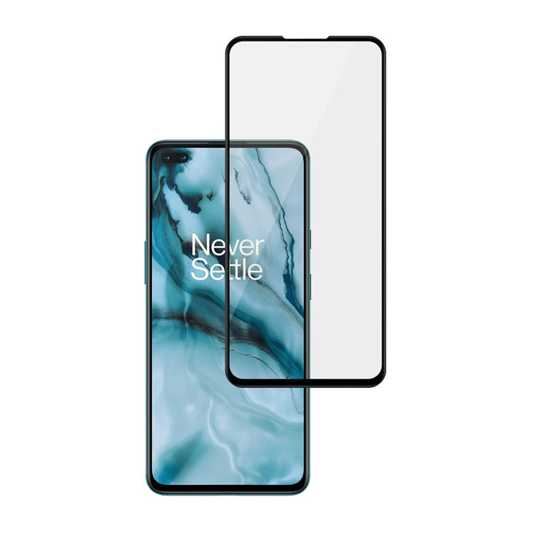 Alink 2.5D silk print full glue tempered glass screen protector for OnePlus Nord