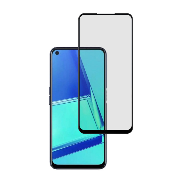 Alink 2.5D silk print full glue tempered glass screen protector for Oppo A72