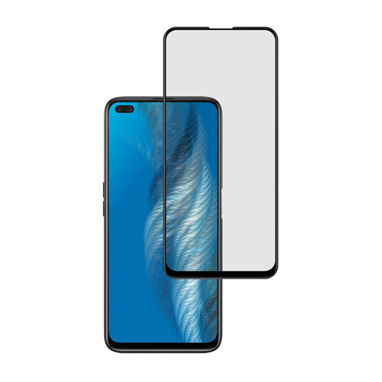 Alink 2.5D silk print full glue tempered glass screen protector for Oppo A92S