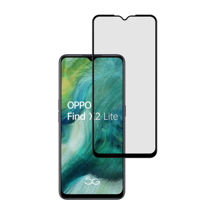 Alink 3D hot bending edge glue tempered glass screen protector for Oppo Find X2 Lite