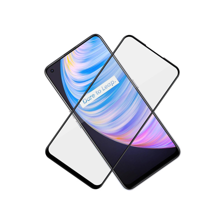 Alink 3D hot bending full glue tempered glass screen protector for Realme Q2 Pro