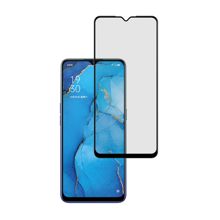 Alink 3D hot bending full glue tempered glass screen protector for Oppo Reno3