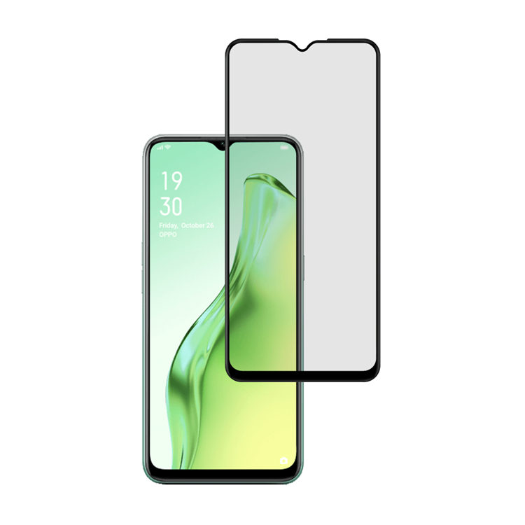 Alink 2.5D silk print full glue tempered glass screen protector for Oppo A31
