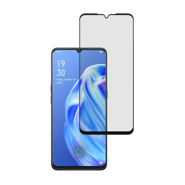 Alink 3D hot bending edge glue tempered glass screen protector for Oppo F15