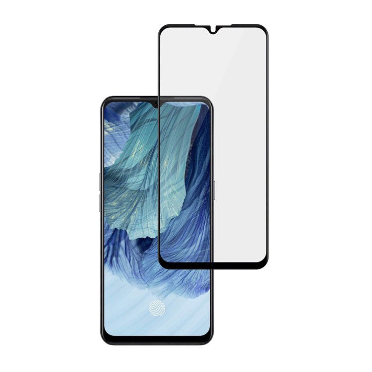 Alink 2.5D silk print full glue tempered glass screen protector for Oppo F17