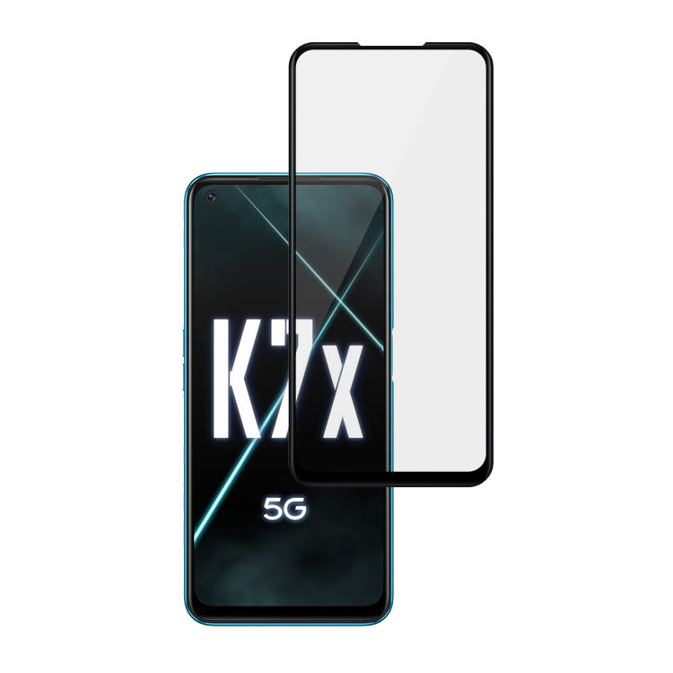 Alink 3D hot bending edge glue tempered glass screen protector for Oppo K7x