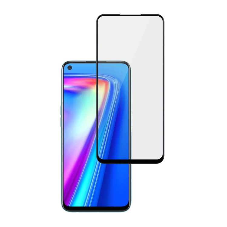 Alink 3D hot bending full glue tempered glass screen protector for Realme 7