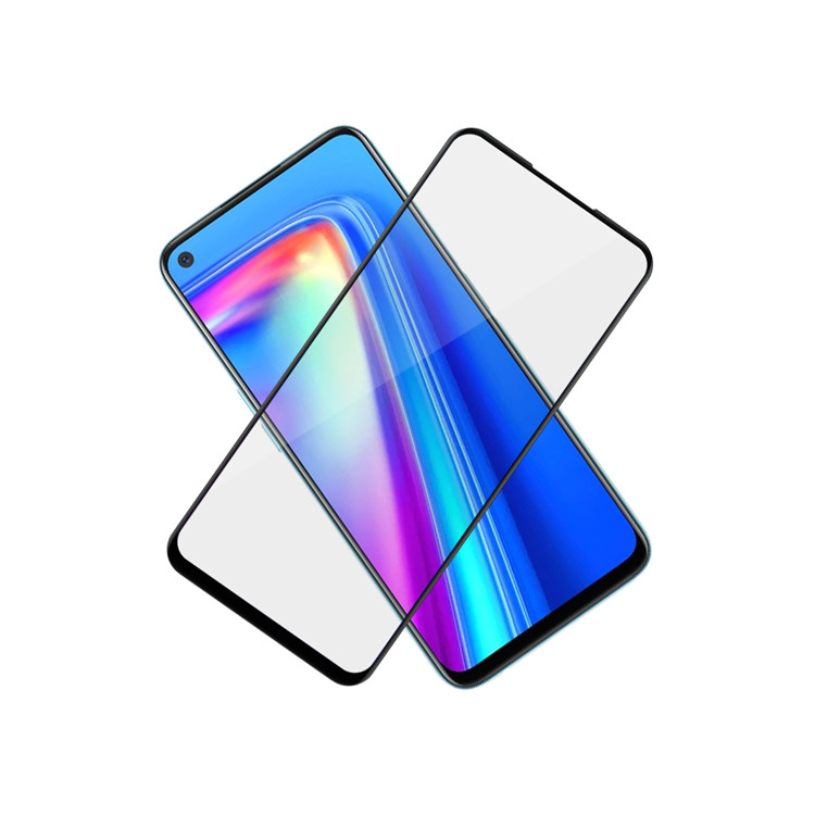Alink 3D hot bending full glue tempered glass screen protector for Realme 7