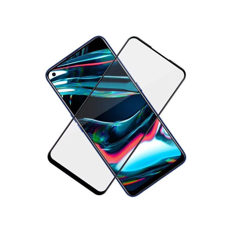 Alink 3D hot bending full glue tempered glass screen protector for Realme 7 Pro