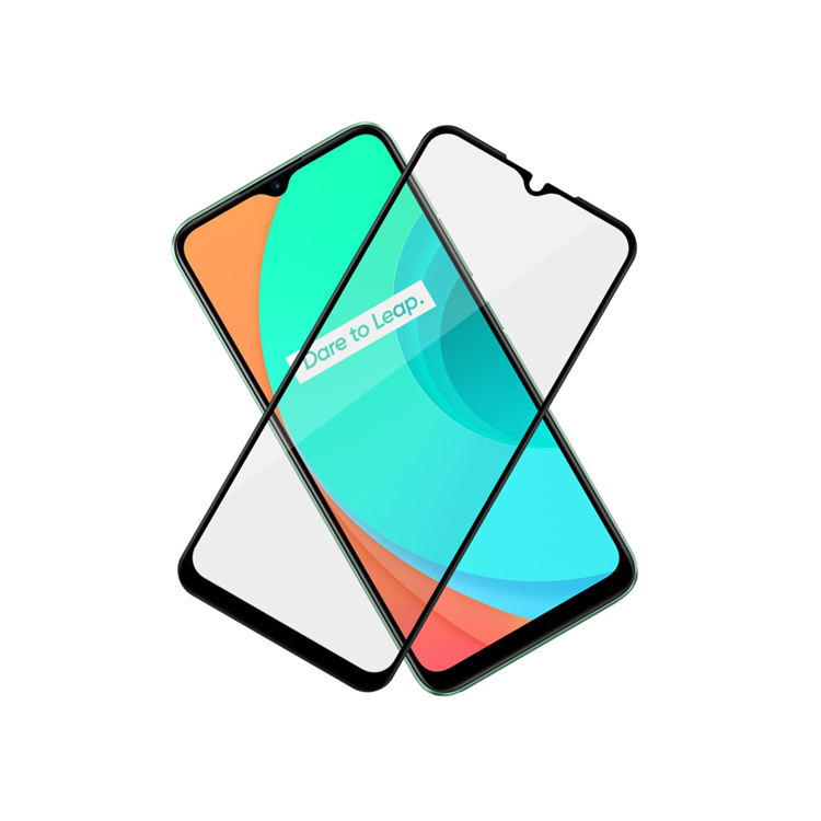 Alink 3D hot bending full glue tempered glass screen protector for Realme C11