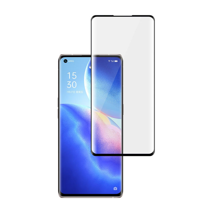 Alink 3D curved precise carving tempered glass screen protector for Oppo Reno5 Pro+