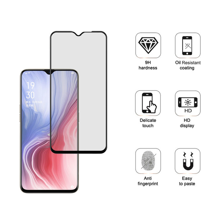 Alink 3D hot bending full glue tempered glass screen protector for Oppo Reno Z