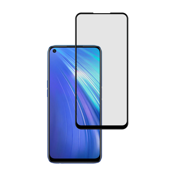 Alink 3D hot bending full glue tempered glass screen protector for Realme 6